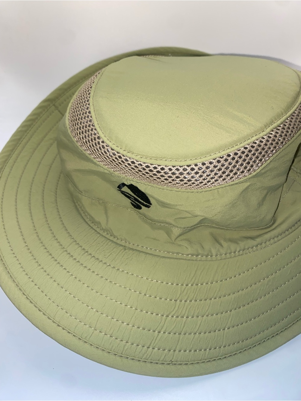 Ocean + Coast Boonie Sun Fishing Hiking Outdoor Hat Green Neck Flap Mesh Vented